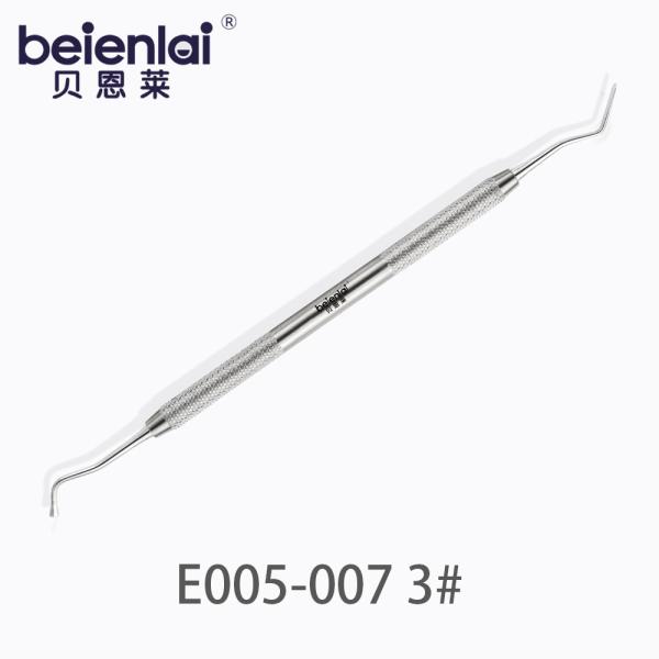 Benlai Cement Plugger E005-007 SXS 3#, Double End φ6.5 Solid Round Handle